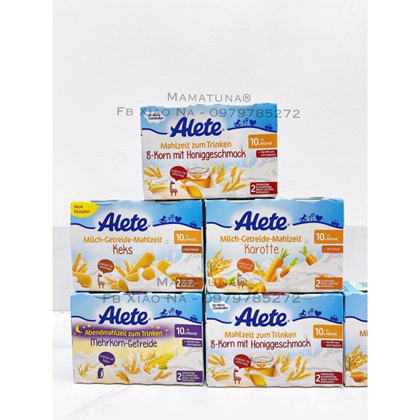 Sữa nước béo ngũ cốc Alete cho bé từ 10 tháng tuổi