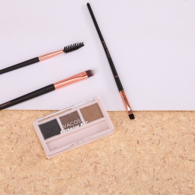 Cọ Tán, Định Hình Chân Mày và Lông Mi Chuyên Dụng Cho MakeUp Artist Vacosi Eyebrown & Eyelash Brush