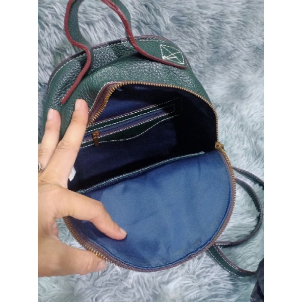 Túi balo da thật. size 20