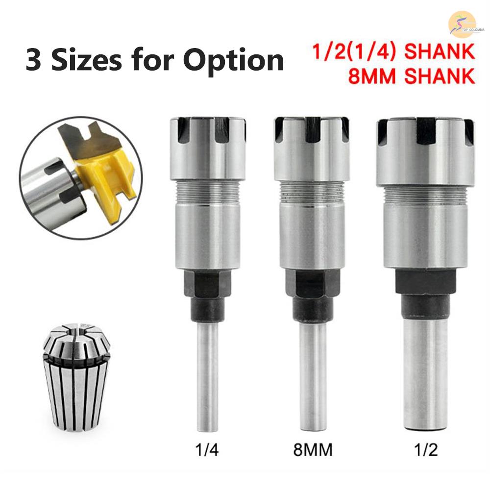 Đầu Nối Dài Mũi Khoan 1 / 2 Inch Kèm Giá Đỡ Er20-13 13mm Collet