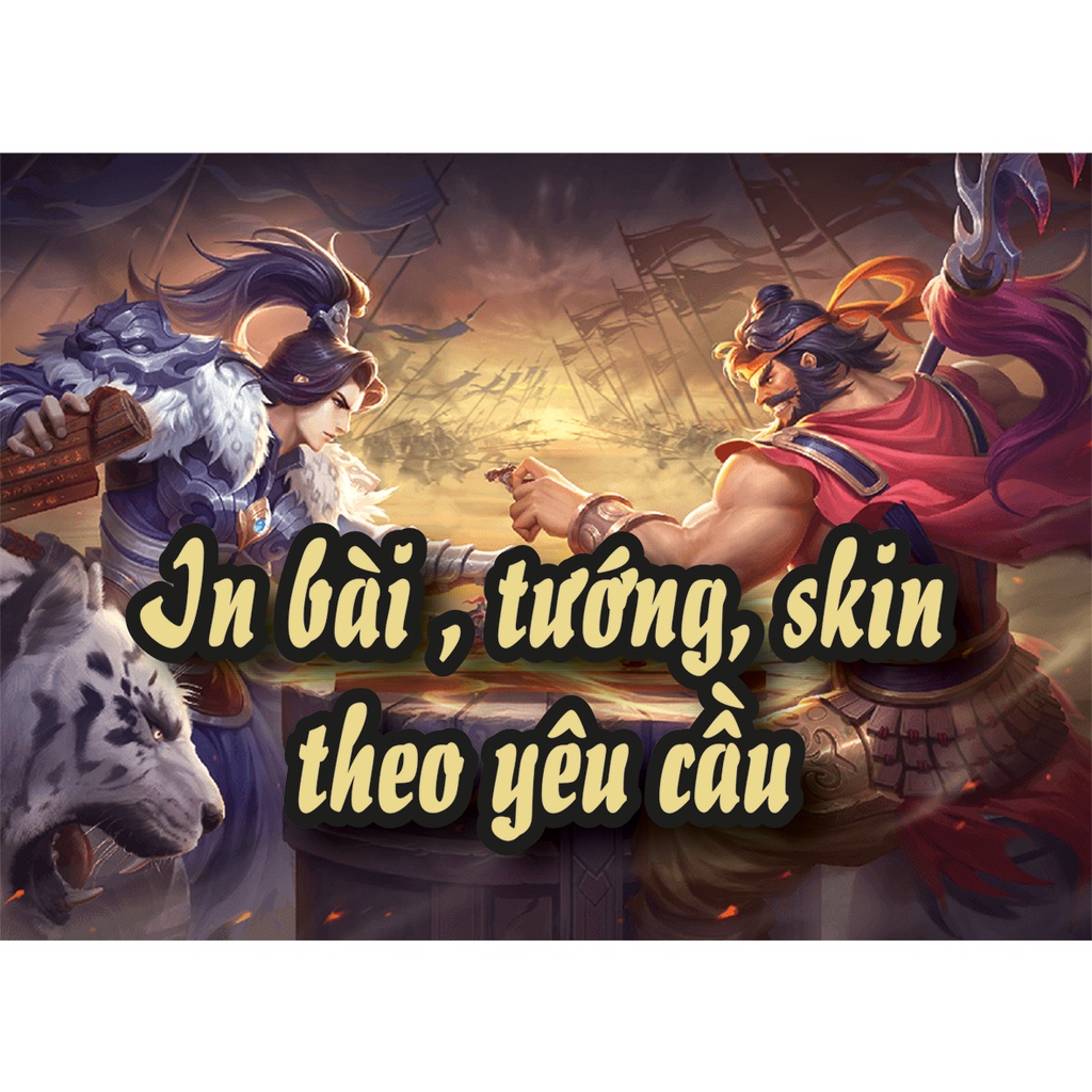 In bài đánh, tiêu ký, Tướng và skin Tướng Tam Quốc Sát theo yêu cầu