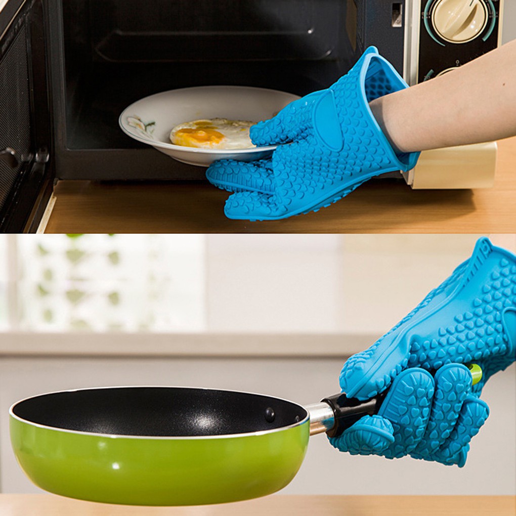 Bao tay làm bếp/nướng bánh chất liệu silicone