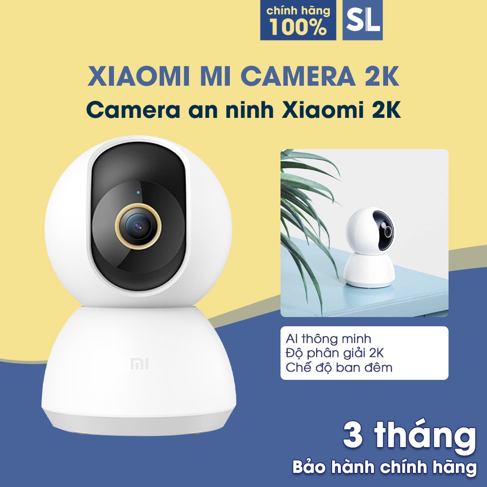 Camera IP WIFI Xoay XIAOMI 360 độ 2k 1080P/camera giảm sát hỗ trợ tiếng Việt