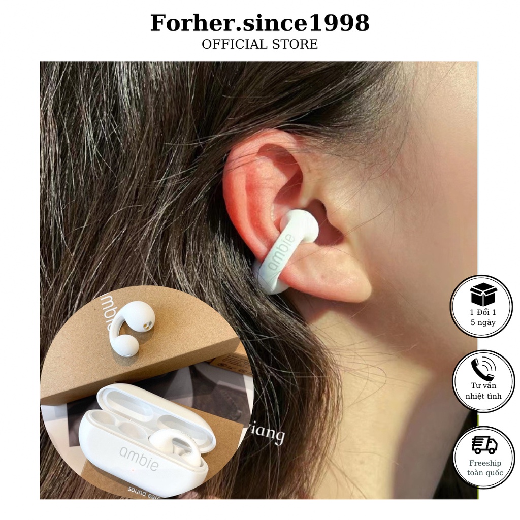 Tai nghe không dây Ambie hàng Nhật chống thấm nước Forher.since1998