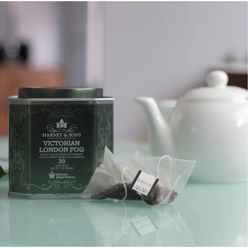 [hàng Mỹ date 2023]Trà bá tước Earl Grey vanilla lavender Sương Mù London Harney and Sons