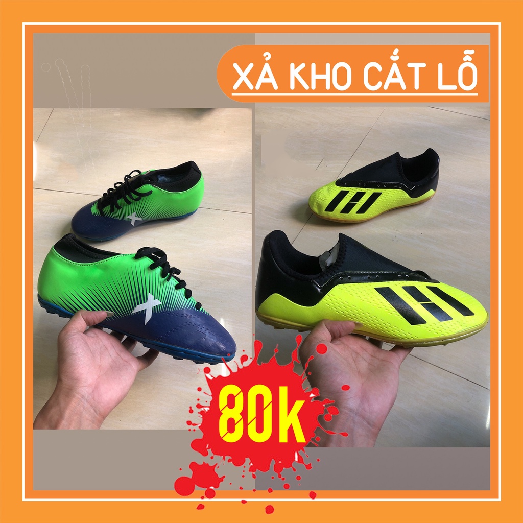 Giày bóng đá sân cỏ nhân tạo khâu FULL đế [hàng lẻ size giao mẫu ngẫu nhiên]