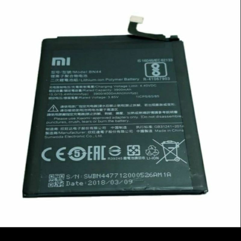 Pin Xiaomi Redmi 5 Plus ( Xiaomi BN44 ) _ Bảo hành 6 tháng