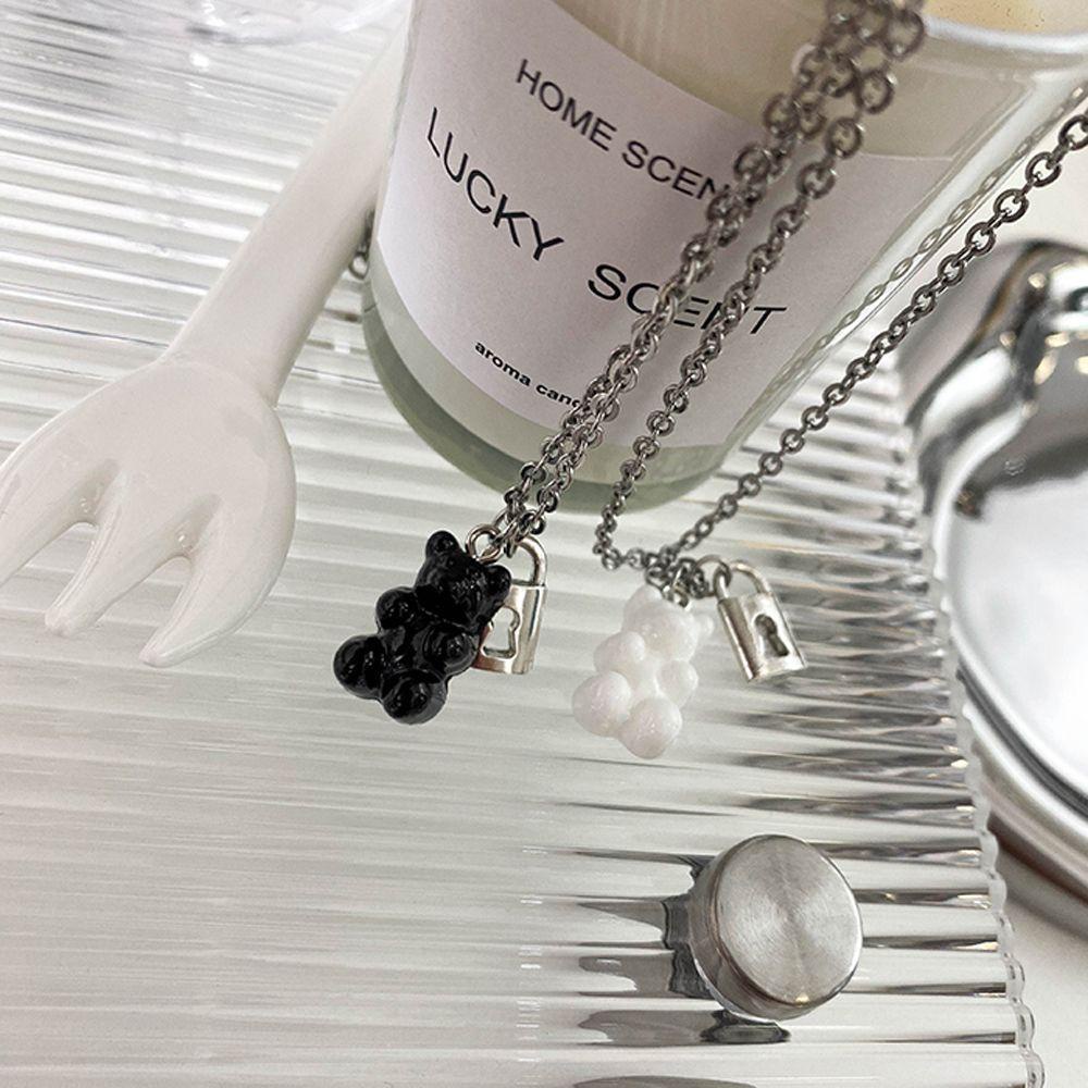 Vòng cổ Mặt Nhựa Resin Màu Trơn Thời Trang Hàn Quốc Cho Nam Nữ