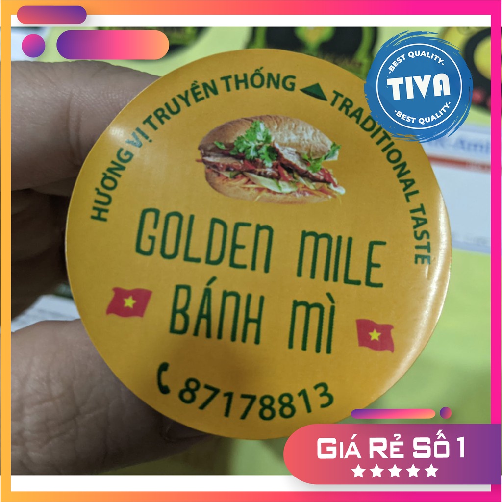 In Tem Nhãn - In Logo Decal Giấy - In Sticker A3 Giá Rẻ Chất Lượng | TIVA