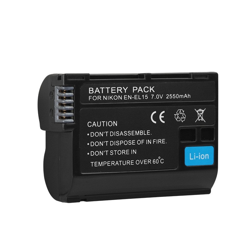 Pin máy ảnh Nikon EN-EL15 2700mAh cho Nikon D7000 D7100 D800 D800E D600 D610 D810 D7200 V1 D500