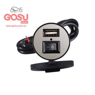 Bộ sạc Điện Thoại gắn trên xe máy