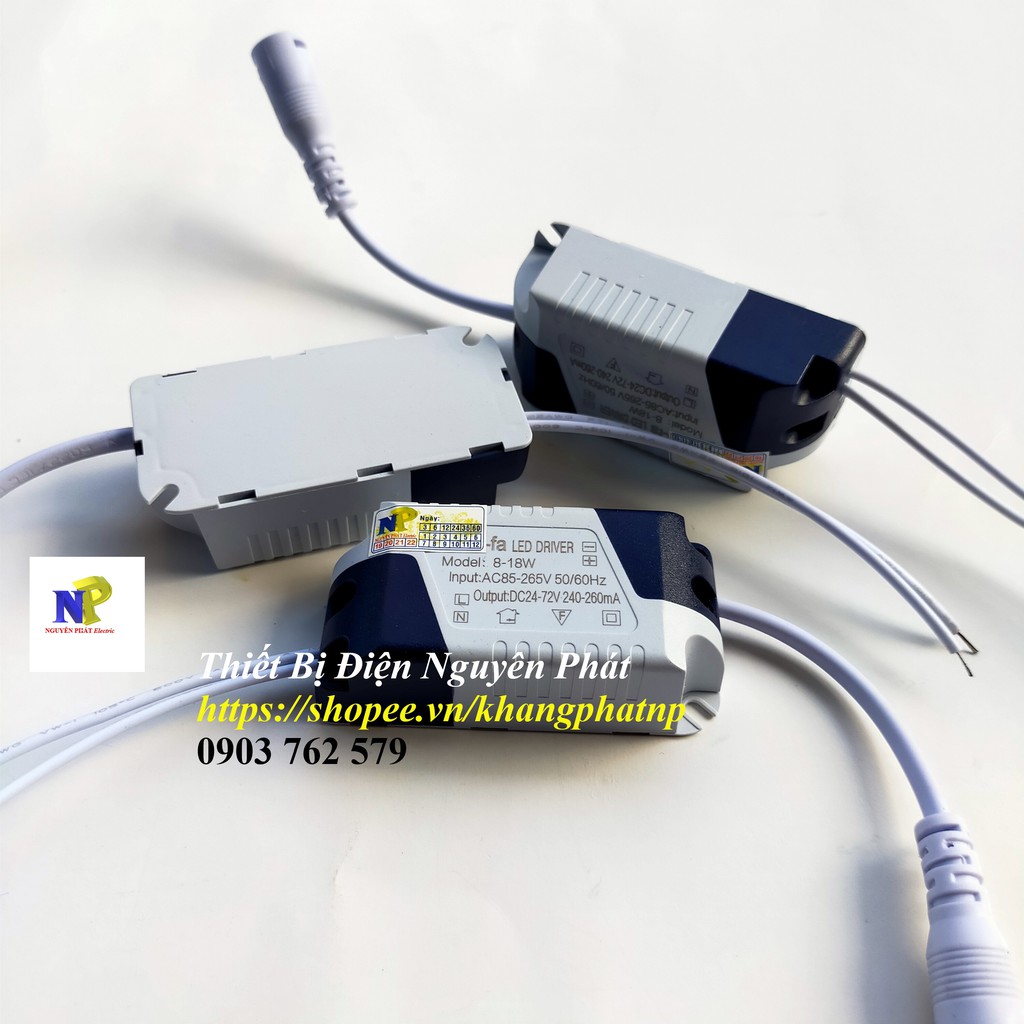 Tăng Phô [Drivier] 8-18w Đèn Led Âm Trần và Ốp Trần | BigBuy360 - bigbuy360.vn