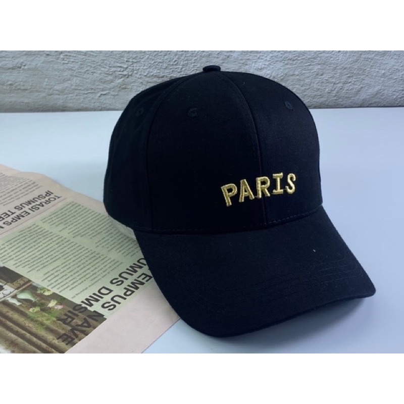 Nón lưỡi chai, nón kết nam nữ thêu chữ Paris thời trang, phong cách