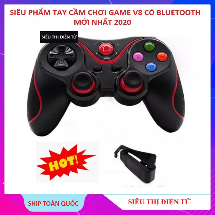 Tay Chơi Game, V8 Và V13Có Bluetooth Cho Điện Thoại PC Laptop Android, IOS, Windows Mới Nhất