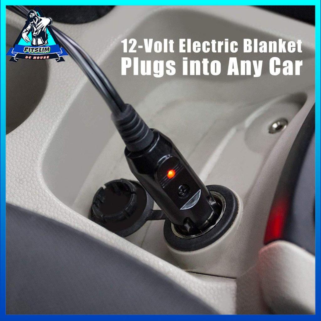 Chăn Điện Sưởi Ấm Mùa Đông Họa Tiết Lưới 12v Cho Xe Hơi