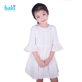 Váy thô phối ren tay xòe TH019