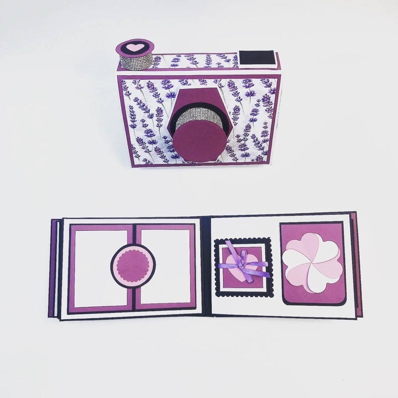CAMERA BOX hoa Lavender size to