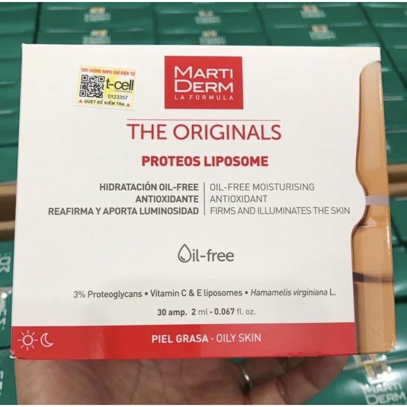 Ampoule Chống Oxy Hoá, Phục Hồi, Điều Tiết Bã Nhờn - MartiDerm The Originals Proteos Liposome | BigBuy360 - bigbuy360.vn