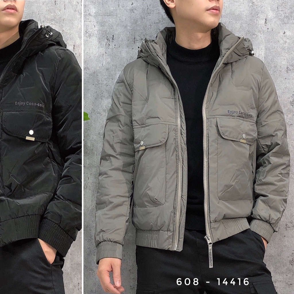 Áo khoác phao LÔNG VŨ nam cao cấp đại hàn bigsize thời trang xuất khẩu APHA 48 - 608