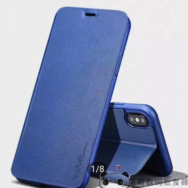 Bao da FIB COLOR Cho IPhone XS Max hiệu X-Level chính hãng ( Lưng dẻo silicon )