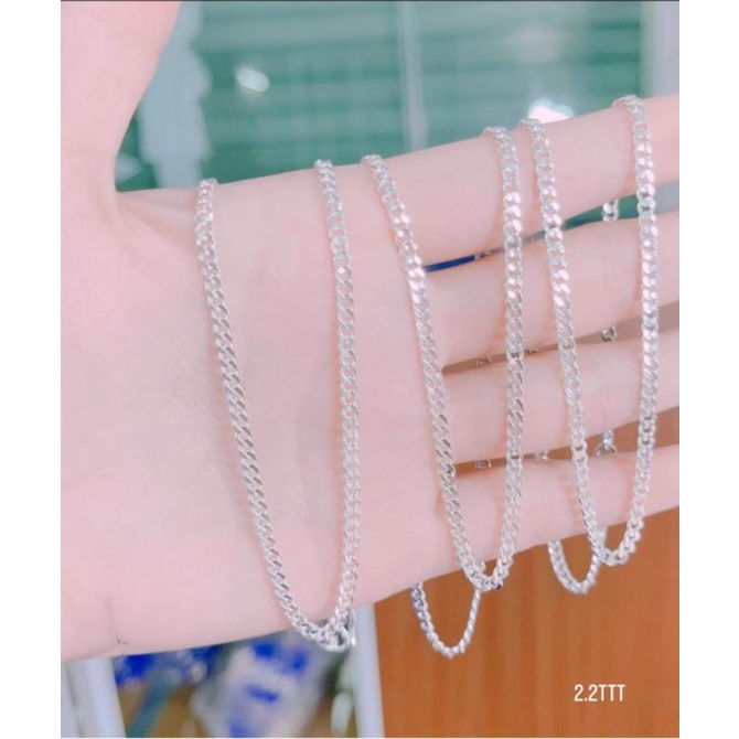 DÂY CHUYỀN BẠC TA NGUYÊN CHẤT CHO BÉ