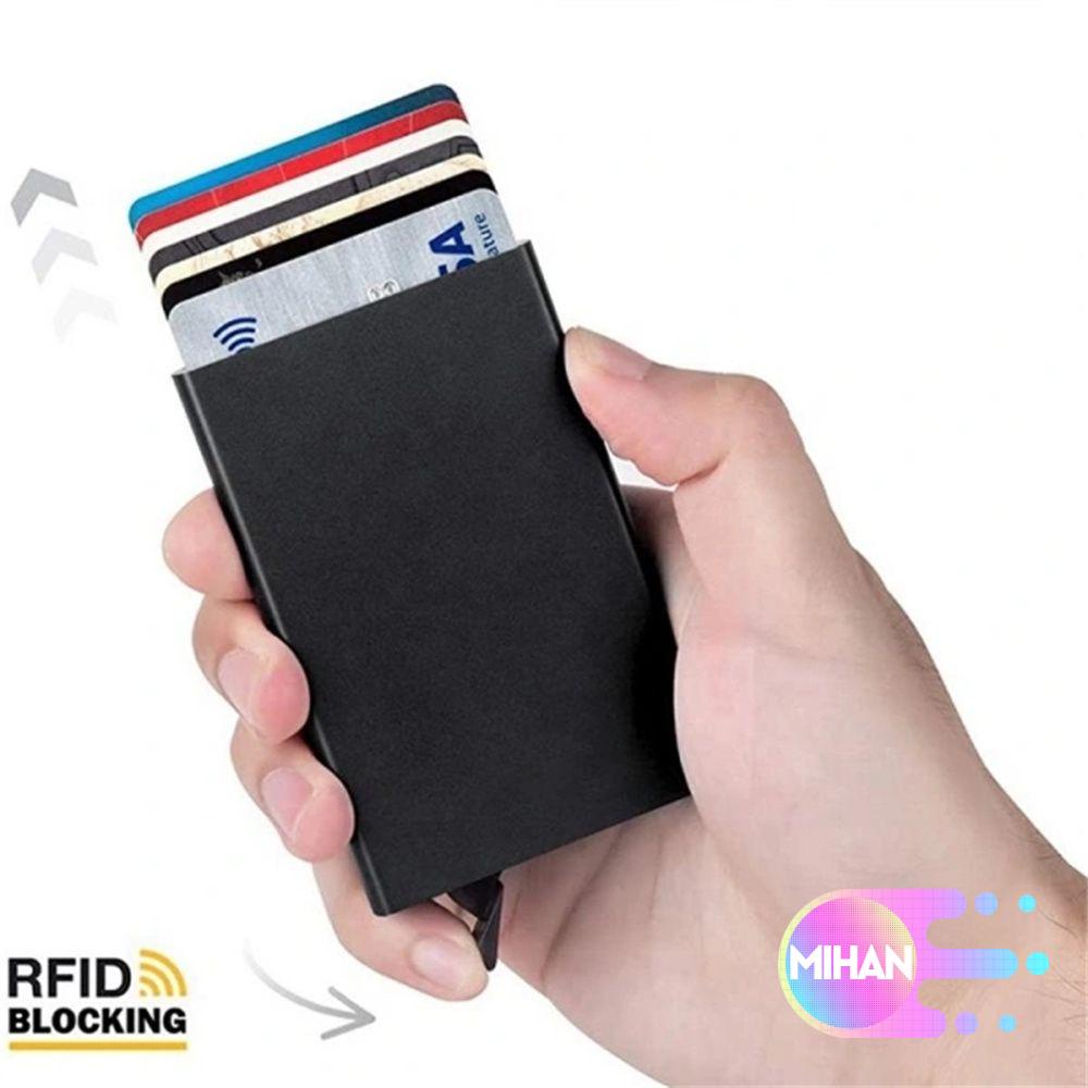 Ví đựng thẻ chống trộm MIHAN1 RFID bằng hợp kim nhôm