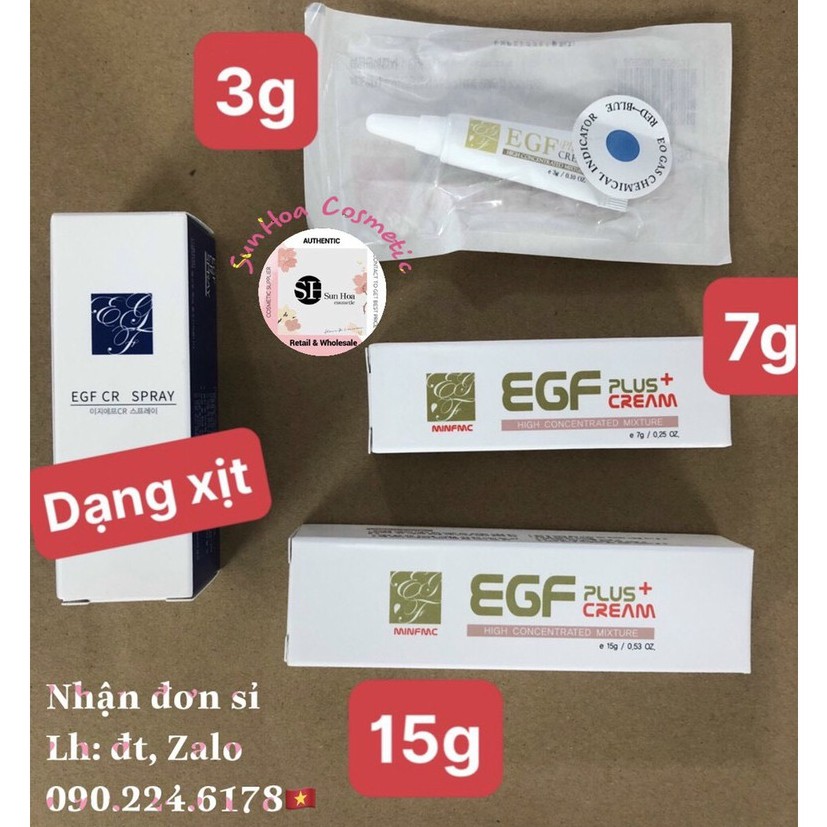 EGF Plus Cream - Kem Tái Tạo Da EGF 15g