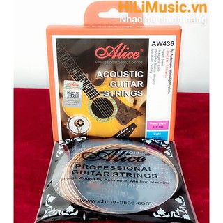 [Cửa Hàng Uy Tín] Dây Guitar Acoustic Alice A436