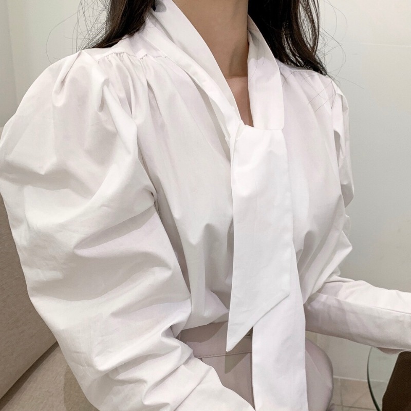 Sơ Mi Nữ Buộc Dây + Quần Dài Bó Sát Lưng Cao Thời Trang Hàn Quốc | BigBuy360 - bigbuy360.vn