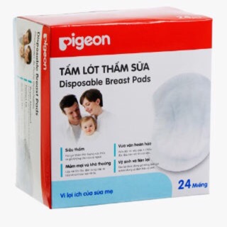 Tấm lót thấm sữa Pigeon 24 miếng