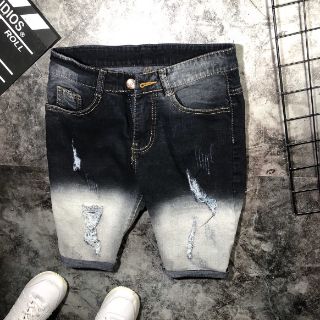 Quần short jean rách