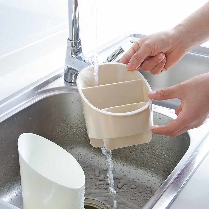 Đa Chức Năng Thoát Nước ống đũa ống đựng Bộ đồ ăn Nhà Bếp Giá đựng Thìa đũa Xẻng Giá để Bát đũa Gia đình Lồng đũa Chống Nấm Mốc Thoát Nước