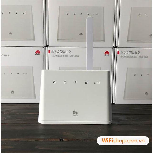Bộ phát Wifi 3G/4G LTE Huawei B535 - HUAWEI B311-221 tốc độ 150Mbps - Hỗ Trợ 32 User - 1 WAN/LAN 1Gb