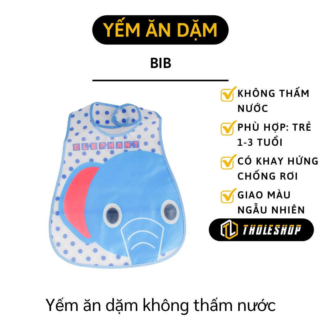 Yêm Ăn - Yếm Ăn Dặm Có Máng Hứng Sạch Sẽ, Chống Thấm Siêu Mềm Cho Bé 8441