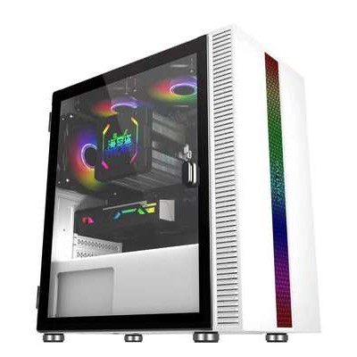 VỎ MÁY TÍNH , THÙNG CASE MÁY TÍNH SAHARA LIGHT 6,M-ATX,ITX, Mặt hông giả kính - Hàng chính hãng