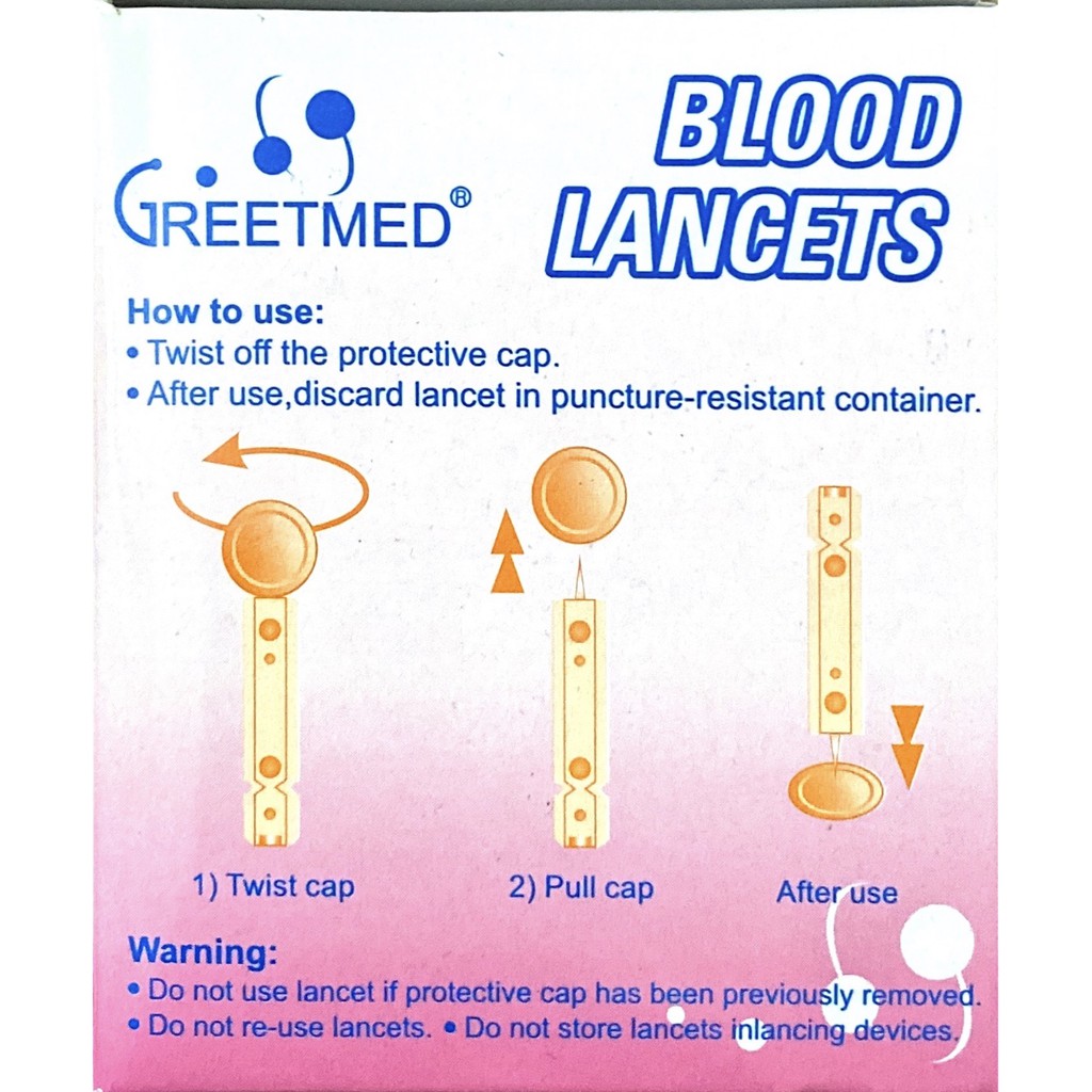 ✅ BLOOD LANCET DẸP - Kim lấy máu dùng cho bút thử đường Accu-chek Softclix