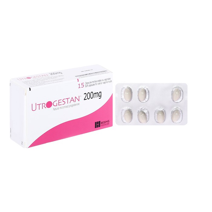 Utrogestan 200Mg Besins Hộp 15 Viên