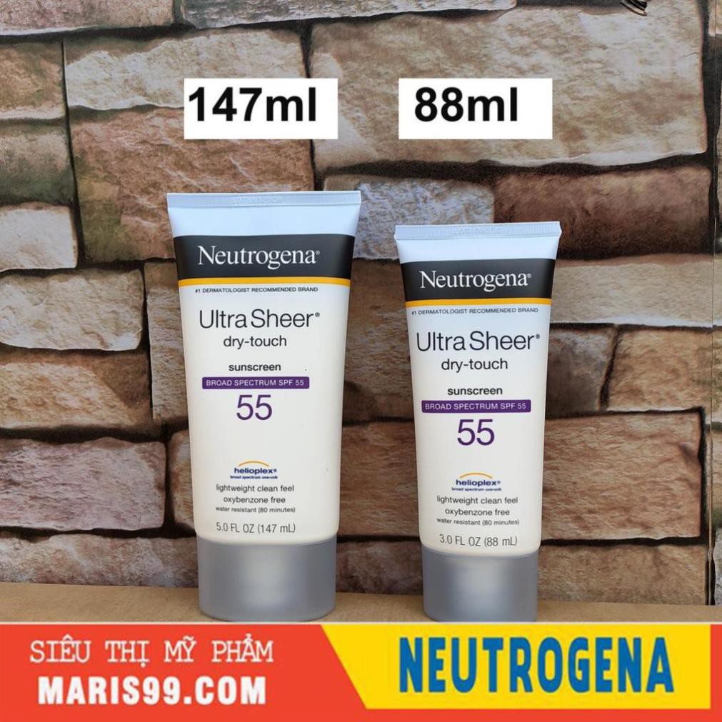 Kem Chống Nắng Neutrogena Ultra Sheer Dry Touch SPF 55 (88ml) _ NTG005CN