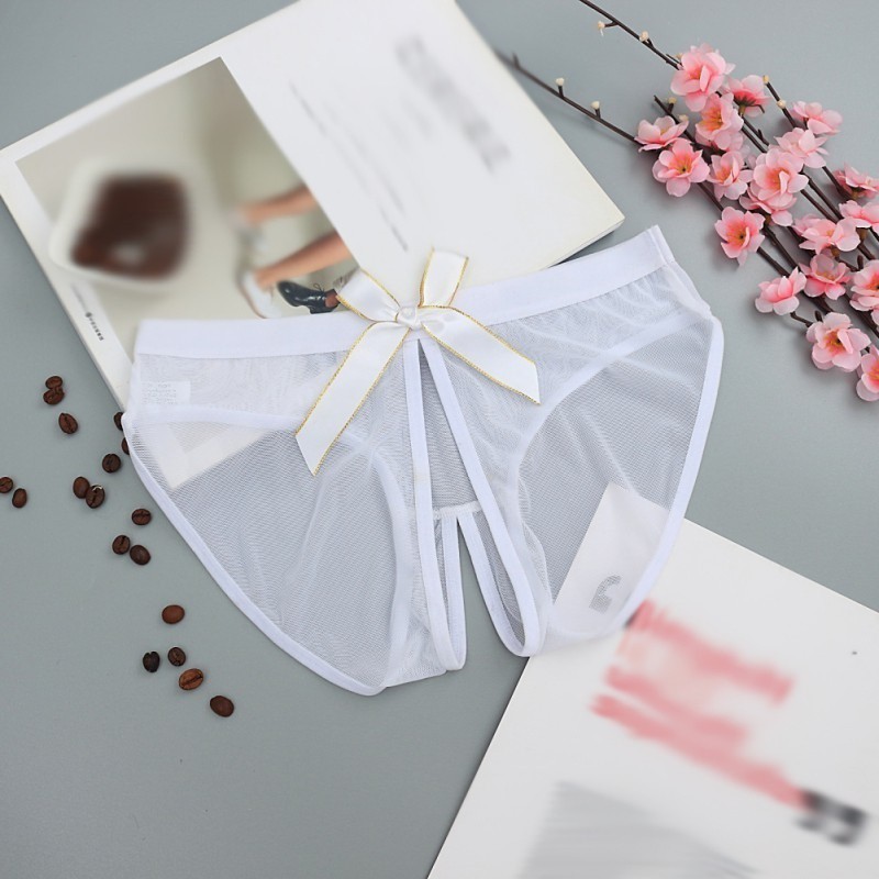 Quần lót nữ phối nơ thiết kế hở quyến rũ