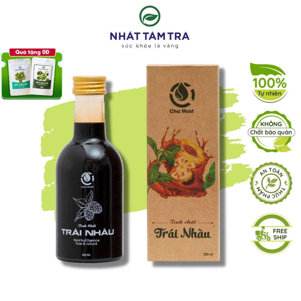 Tinh chất nano trái nhàu tách mùi thơm ngon vị đào tiên thanh nhiệt mát gan Nhất Tâm Trà