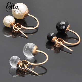 Ellastore Bông Tai Đính Đá Pha Lê