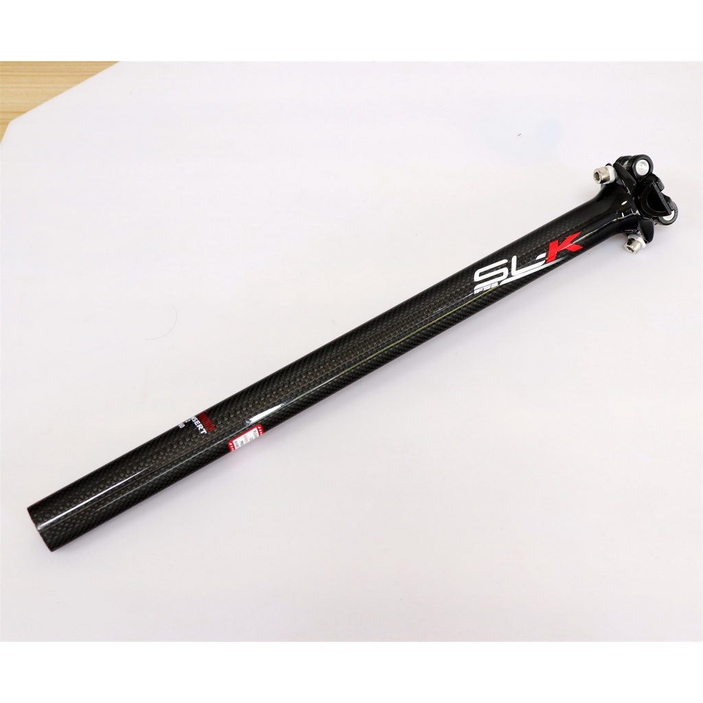 Thanh cố định yên xe đạp bằng sợi Carbon nhẹ phiên bản 3K