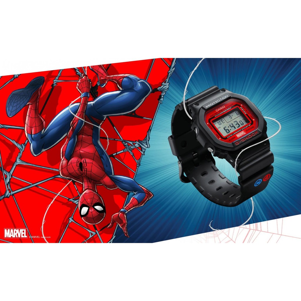 Đồng Hồ Nam Casio Spider Man Full Chức Năng