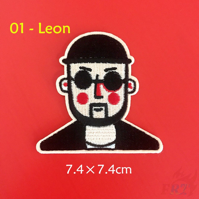 Miếng vá trang trí quần áo hình Leon:The Professional DIY