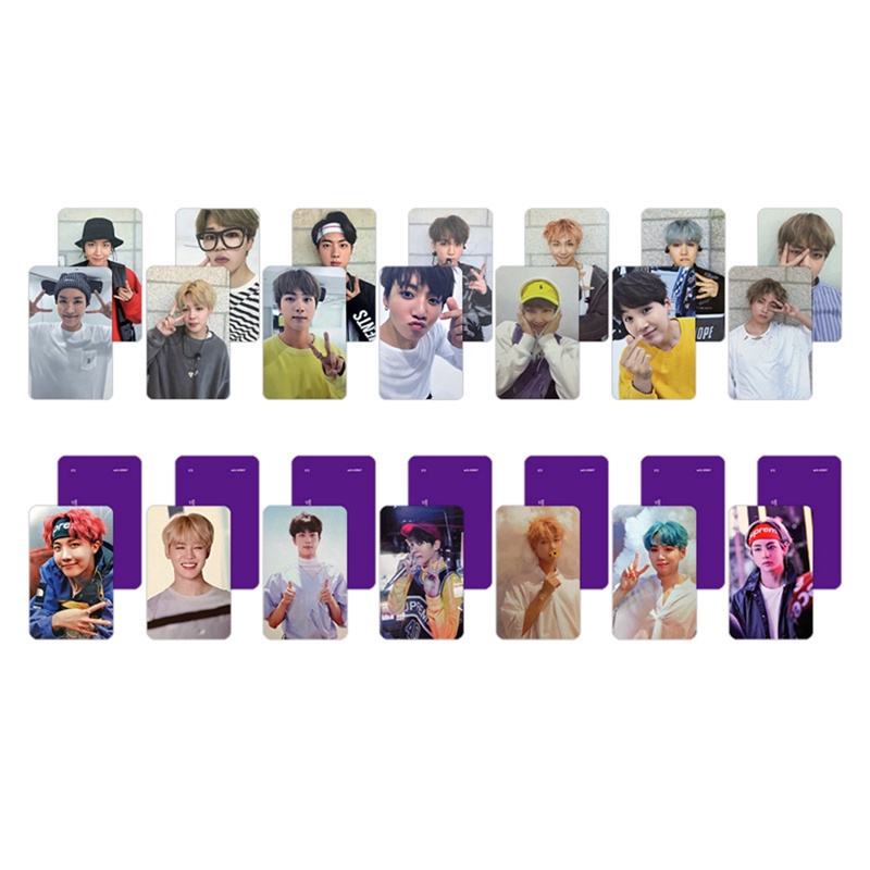 Set 7 Tấm Thẻ Ảnh Lomo 2020 In Hình Các Thành Viên Nhóm BTS