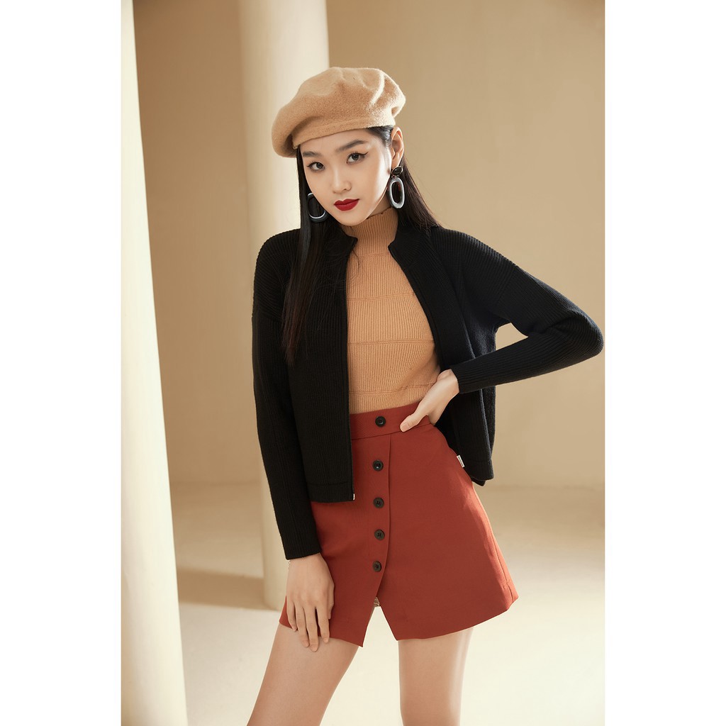 Chân váy chữ A ngắn 92WEAR hai tà JAA0816 | BigBuy360 - bigbuy360.vn