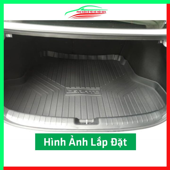 Thảm nhựa lót cốp Cerato 2016-2018 nhựa dẻo dày dặn đàn hồi tốt