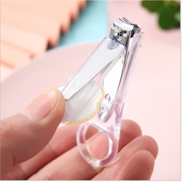 Cắt móng tay mini trong suốt họa tiết dễ thương SUNNYSTORE