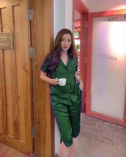 Xả kho đồ bộ pijama - Đồ bộ ngủ pijama LỤA,bèo lửng siêu hot | BigBuy360 - bigbuy360.vn