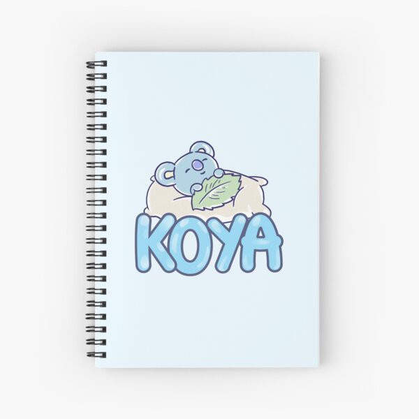 Sổ lò xo ghi chép hình  KOYA BT21 BTS cực đáng yêu